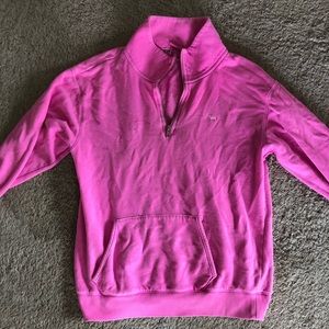 VS Pink half-zip hoodie